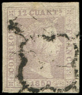 ESPAGNE 2 : 12c. Lilas, Obl., TB. D - Used Stamps