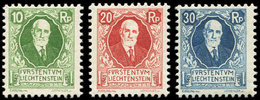 * LIECHTENSTEIN 72/74 : La Série, TB - Used Stamps