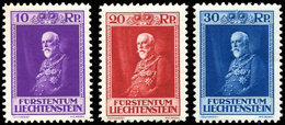 ** LIECHTENSTEIN 114/16 : La Série, Rouss., TB - Used Stamps