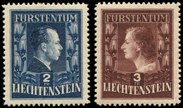 ** LIECHTENSTEIN 266/67 : 2f. Et 3f., TB - Oblitérés