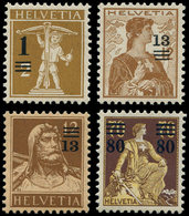 * SUISSE 145/48 : La Série Surch., TB - 1843-1852 Federal & Cantonal Stamps