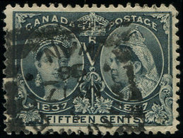 CANADA 46 : 15c. Ardoise, Obl., TB - Other & Unclassified