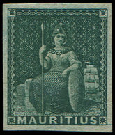 (*) ILE MAURICE 12 : (4p) Vert, TB - Mauritius (...-1967)