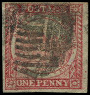 NOUVELLE-GALLES DU SUD 2 : 1p. Rouge, Obl., TB - Used Stamps