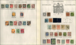 Danemark, Petit Fonds De Collection Période Classique, Neufs Et Obl., B/TB - Collections (with Albums)