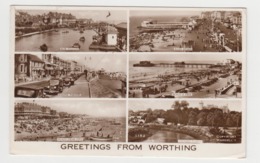 BB491 - ANGLETERRE - Greetings From Worthing  - Multivues - Worthing
