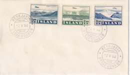 ISLANDE 1952 LETTRE DE REYKJAVIK - Briefe U. Dokumente