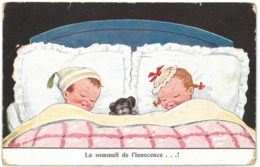 CPA Illustrateur JOHN WILLS - Le Sommeil De L'innocence - Wills, John