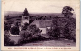 58 - BAZOCHES -- Eglise St Aubin Et Son Panorama - Bazoches