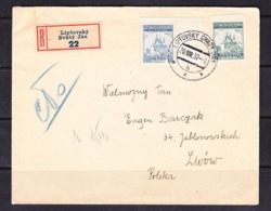 EX-PR-19-09-32  R- LETTER FROM LIPTOVSKIY SVATY JAN, CZECHOSLOVAKIA TO LWOW (!!) POLAND. - Covers & Documents