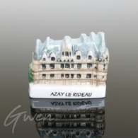 Feve Publicitaire Chateau De La Loire Lafayette Gourmet Miniature Porcelaine - Région