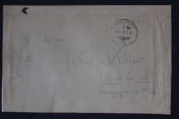 DR Feldpost Brief Mit Inhalt, Leningrad 1943 Mit Detaillierte Festlegung Wien - Lettres & Documents