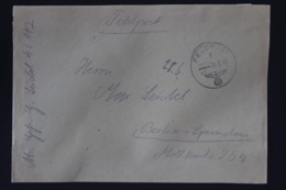 DR Feldpost Brief Mit Inhalt, Leningrad 1943 Mit Detaillierte Festlegung Berlin - Briefe U. Dokumente