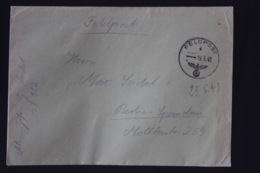 DR Feldpost Brief Mit Inhalt, Leningrad 1943 Mit Detaillierte Festlegung Berlin - Brieven En Documenten