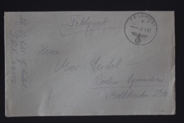 DR Feldpost Brief Mit Inhalt, Leningrad 1943 Mit Detaillierte Festlegung Berlin - Lettres & Documents