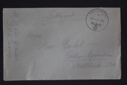 DR Feldpost Brief Mit Inhalt, Leningrad 1943 Mit Detaillierte Festlegung Berlin - Cartas & Documentos