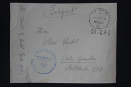 DR Feldpost Brief Mit Inhalt, Leningrad 1943 Mit Detaillierte Festlegung Berlin - Lettres & Documents