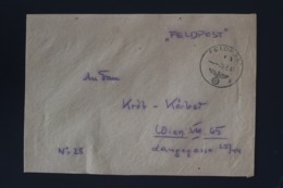 DR Feldpost Brief Mit Inhalt, Leningrad 1943 Mit Detaillierte Festlegung Berlin - Brieven En Documenten