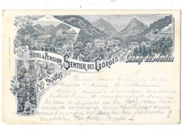 CHAMP DU MOULIN (Suisse) Carte Illustrée Hotel Pension Du Sentier Des Gorges - Other & Unclassified
