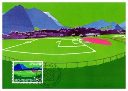 Thème Football - Coupe Du Monde Espagne 1982 - Liechtenstein Carte Maximum - 1982 – Spain