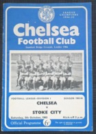 Official Football Match Programme  CHELSEA V STOKE CITY 1963/64 - Other & Unclassified