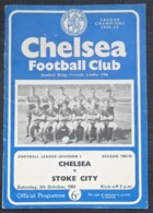 Official Football Match Programme  CHELSEA V STOKE CITY 1963/64 - Sonstige & Ohne Zuordnung