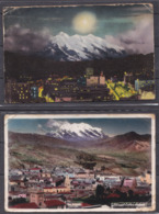 BOLIVIA  ,  LA PAZ ,  TWO OLD  POSTCARDS - Bolivie