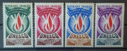 FRANCE 1969/71 - MNH - YT 39-42 - UNESCO - Ongebruikt