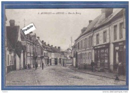 Carte Postale 62. Aubigny-en-artois  Rue Du Bourg Très Beau Plan Animé - Aubigny En Artois