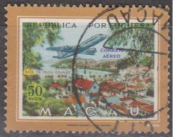MACAU -1960,  CORREIO AÉREO- Vistas De Macau,  50 A.  D.14  (o)  Afinsa  Nº 16 - Luftpost