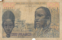 BILLET-BANQUE CENTRALE   DES ETATS DE L'AFRIQUE DE L'OUEST CENT  FRANCS - Sonstige – Afrika