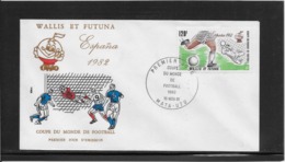 Thème Football - Coupe Du Monde Espagne 1982 - Wallis Et Futuna Enveloppe - 1982 – Espagne