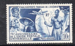 APR2841 - OCEANIE  OCEANIA 1949,  Yvert N. 29  *  Linguella  (2380A)  Upu - Poste Aérienne