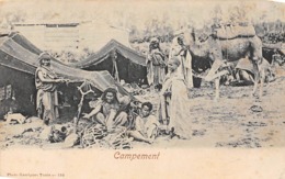 Thème.  Métiers Divers.      Tunisie.  Un Campement De Nomades       (Voir Scan) - Andere & Zonder Classificatie