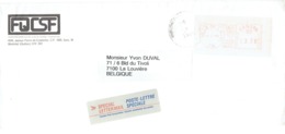Poste Lettre Spéciale (Special Lettermail) De Montréal Vers La Belgique Du 4/1/1990 - Lettres & Documents