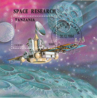 Tanzania 1994 Sc. 1326  Space Esplorazione Spazio Satellite Fobos Rocket Sheet Perf. - Africa