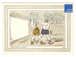 Chromo Journal Amusant Paris 22 Rue De Chateaudun Boxe Boxeur Illustrateur Victorian Trade Card Boxing Boxer Ring A15-31 - Sonstige & Ohne Zuordnung