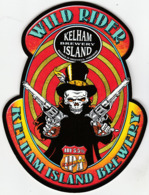 KELHAM ISLAND BREWERY (SHEFFIELD, ENGLAND) - WILD RIDER - PUMP CLIP FRONT - Insegne