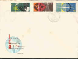 V) 1969 CARIBBEAN, BROADCASTING INSTITUTE, WAVES ON GRAPH, HEMISPHERES, TOWER, SHOWN, WITH SLOGAN CANCELATION IN BLACK, - Storia Postale