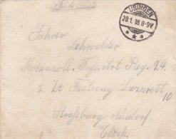 Feldpostbrief Von Usingen, 23.01.1918 - 1914-18