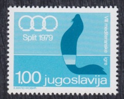 Yugoslavia 1979 Mediterranean Games In Split Surcharge, MNH (**) Michel 66 - Timbres-taxe