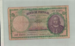 Billet De Banque PORTUGAL  BANCO DE PORTUGAL 20 ESCUDOS    Sept 2019  Alb Bil - Portogallo