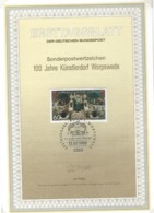 ALLEMAGNE FDC ERSTTAGSBLATT DER DEUTSCHEN BUNDESPOST 1989 52 DOCUMENTS - Brieven En Documenten