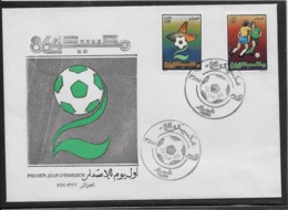 Thème Football - Algérie Enveloppe - Storia Postale