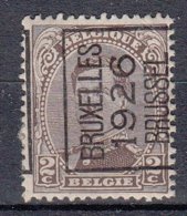 BELGIË - PREO - 1926 - Nr 128 A (KANTDRUK + 50%) - BRUXELLES 1926 BRUSSEL - (*) - Typo Precancels 1929-37 (Heraldic Lion)