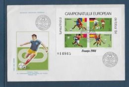 Thème Football - Roumanie Enveloppe - Storia Postale