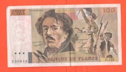 Delacroix 100 Francs 1989 France Francia - 100 F 1978-1995 ''Delacroix''