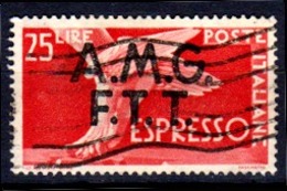 Italia-A-0738: TRIESTE - Zona A - ESPRESSI 1947-48 (o) Used - Senza Difetti Occulti. - Posta Espresso