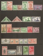 NEW ZEALAND 1941 - 1953 MOUNTED MINT COLLECTION ON 2 SCANS - Verzamelingen & Reeksen