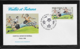 Thème Football - Wallis Et Futuna - Enveloppe - Brieven En Documenten